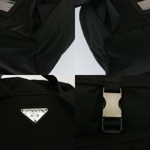 PRADA Shoulder Bag Nylon Black - Picture 11 of 13